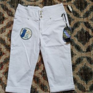 White Capris - Size 11